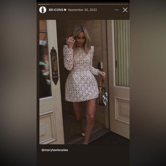 NWOT BRONX AND BANCO Casey Floral Fit-&-Flare Mini Dress - Picture 3 of 16